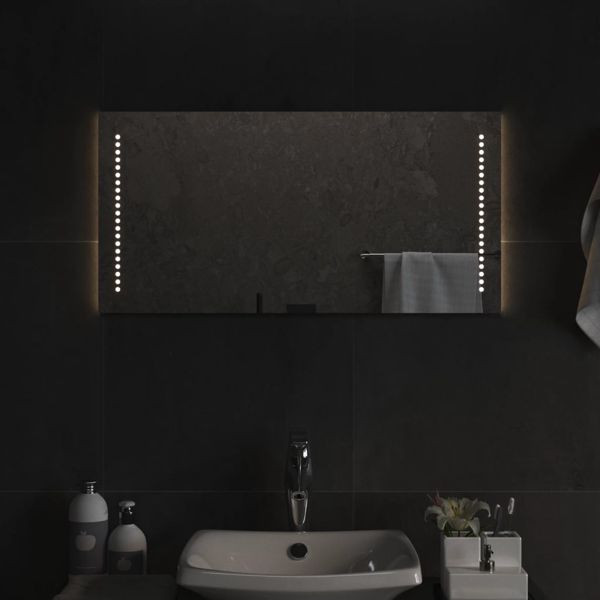 vidaXL LED-Badspiegel 40x80 cm, 3154049, 8720845666231