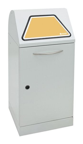 stumpf Abfalltrennung Modul-Vario 60, lichtgrau, verzinkter Innenbehälter, 60 Liter, 625-060-0-2-735