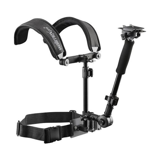 Walimex pro Schulterstativ, Produktfarbe: Schwarz, 1020641, 4250234506410