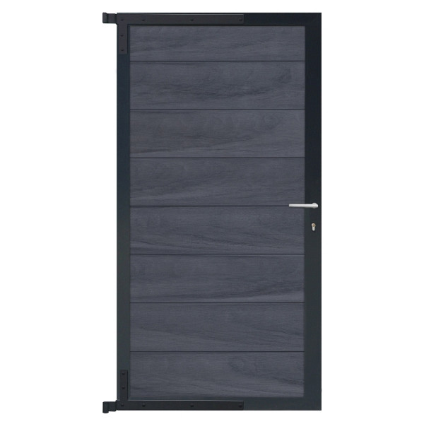 T&J ÖLAND-Tor-Komplettset, 90 x 175 cm, greystone/anthrazit, 44129