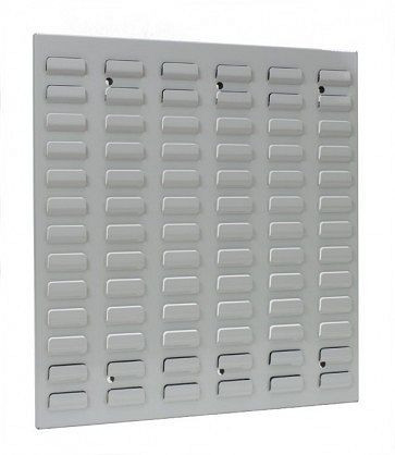 ADB Schlitzplatte, senkrechte Kiemenschlitzung, L456xB493mm, Farbe grau, RAL 7035, 23026