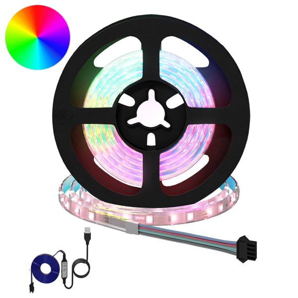 vidaXL LED Streifen 12-teilig Schwarz und Transparent 1200 mm, 3429105