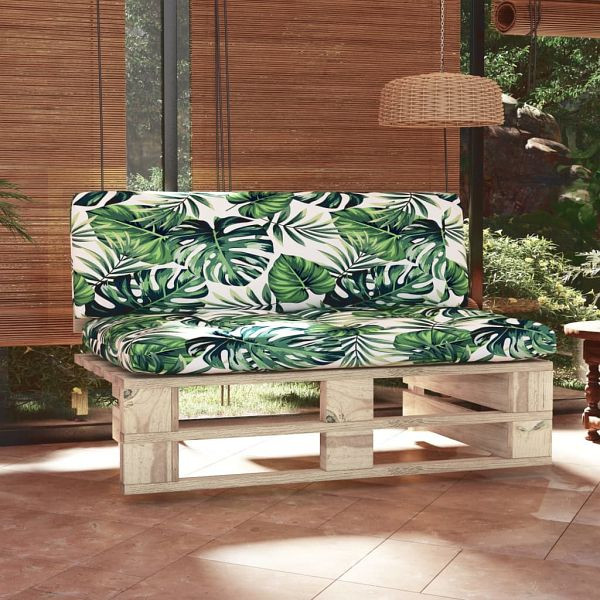 vidaXL Outdoor-Mittelsofa Paletten Imprägniertes Kiefernholz, 3066540