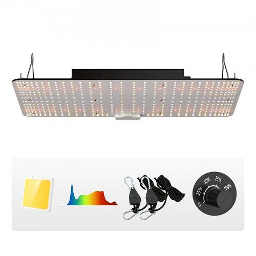 VEVOR 200W Dimmbar Pflanzenlampe 30x40x12cm LED Pflanzenlampe 544x Samsung 281B Vollspektrum 26000lm Lichtstrom, LZBZWSZ210W22PVC8V2