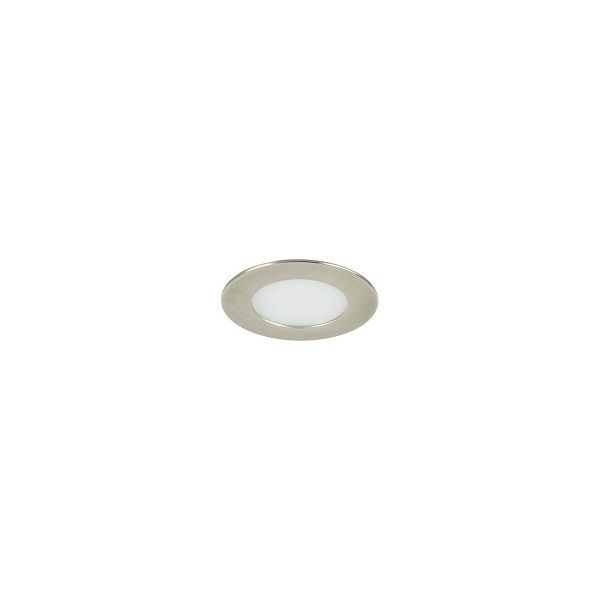 Brumberg LED-Einbaustrahler 3W 3000K A++ 255lm Nickel mit 1LED IP44 60° 12109153, 104454