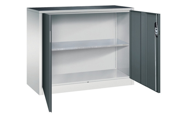 C+P Flügeltürenschrank Acurado, H1000xB1200xT500mm, 7035/7016, 8831-000 S10346