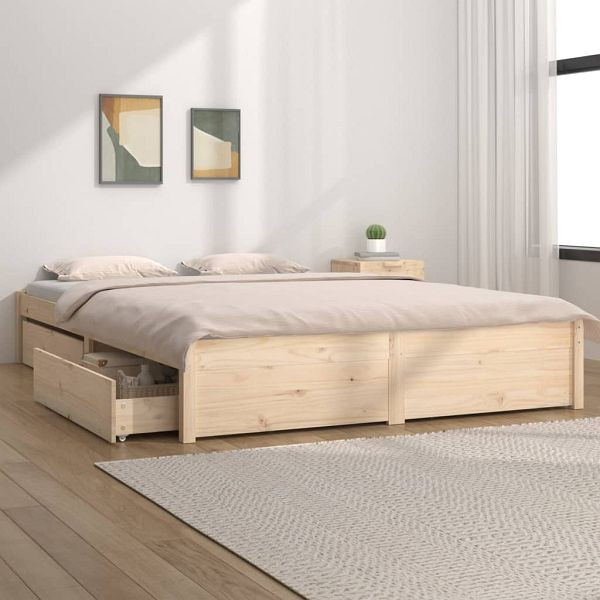 vidaXL Bett mit Schubladen 120x200 cm, 3103508, 8720287012047