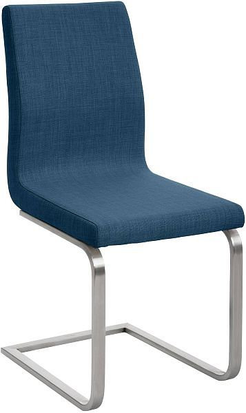 CLP Esszimmerstuhl Belfort STOFF, blau, 181010010, 4251152620707