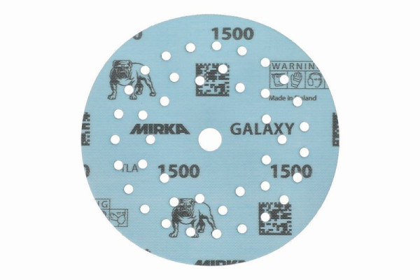 Mirka Schleifmittel GALAXY 125mm Grip Multifit, Körnung 1500, VE: 50 Stück, FY6M205094