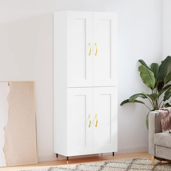 vidaXL Highboard Weiß 69,5x34x180 cm Holzwerkstoff, 3199665