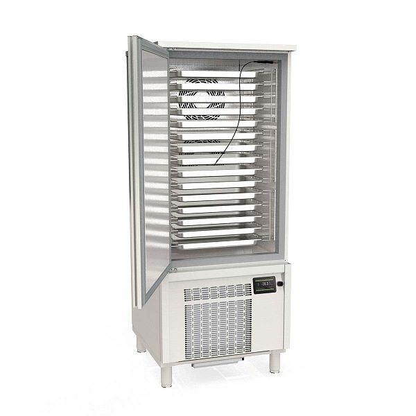 Vaiotec TOPLINE Schockfroster 800 Edelstahl, für 15x GN1/1 (40 mm) oder 15x EN 60x40, 11712