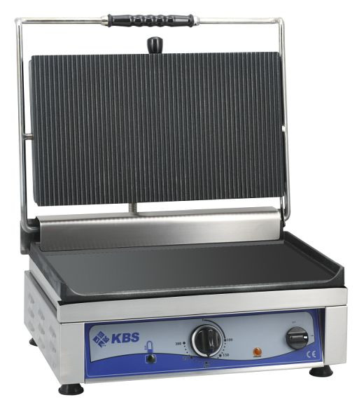 KBS Kontaktgrill Grillfläche 45x27 cm oben gerillt & unten glatt, 10927022