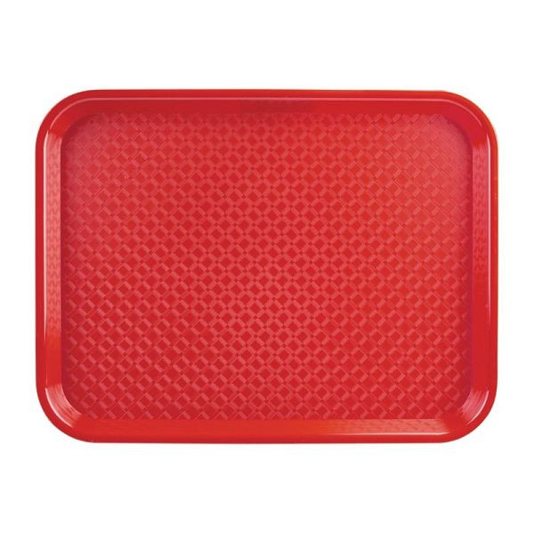 Olympia Kristallon Fast-Food-Tablett rot 45 x 35cm, P510