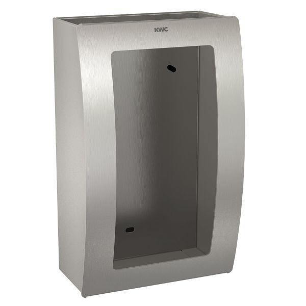 KWC Hygienebeutelspender, Stratos, Edelstahl, 156x250x90 mm, Aufputz, 2000100014