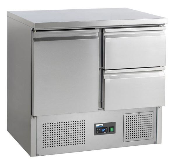 NordCap COOL-LINE Kühltisch KT 9 1T-2Z, mit 1 Tür und 2 1/2 Schubladen, 435409001