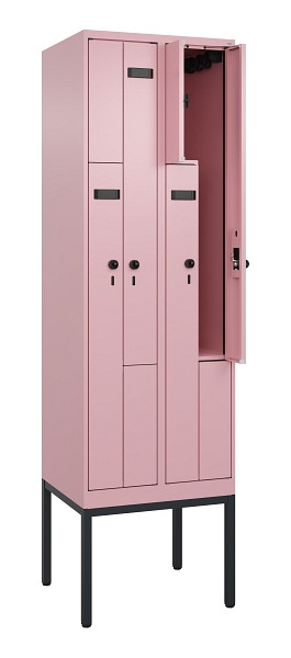 C+P Z-Spind Evolo PLUS, Gestell, 4 Fächer, 2120x600x500mm, 3015/3015, Drehriegel, 0490337-204 S10026