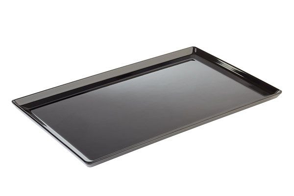 APS Tablett GN 1/1 -FLOAT-, 53 x 32,5 cm, Höhe: 3 cm, Melamin, schwarz, 83924