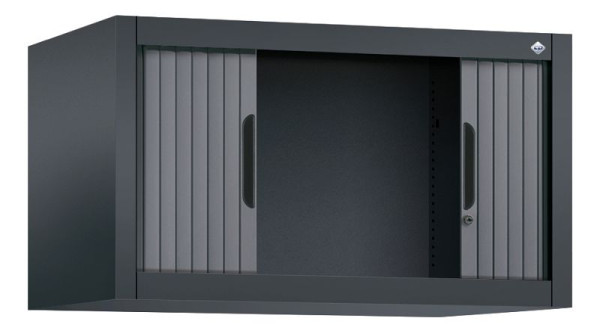 C+P Rollladenschrank Omnispace, H450xB800xT420mm, Farbe: Schwarzgrau, Griffmulde, 3261-00 S10035