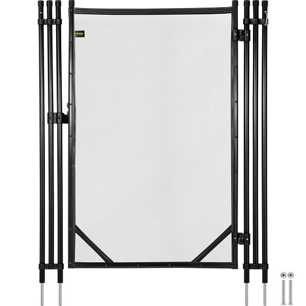 VEVOR Pool Zaun Zaun für Schwimmbad Poolzaun, mit Aluminiumfußrohr 4X76 CM, SLYCWL4X2.5FTM001V0