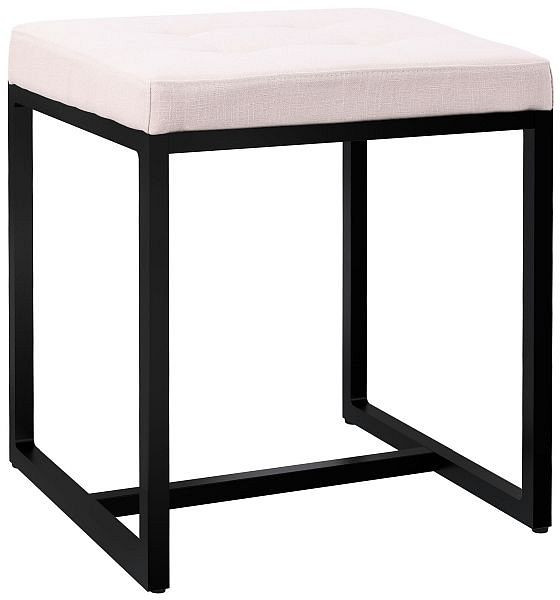 CLP Sitzhocker Barci B Stoff, creme, 325060, 4255716336660