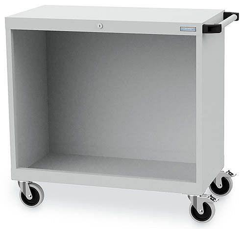 Bedrunka+Hirth Schubladenschrank Gehäuse, R 36-16, Maße in mm (BxTxH): 980 x 500 x 1080, 4 x Lenkrolle, davon 2 x mit Feststeller, Ø 125, 01.099M125