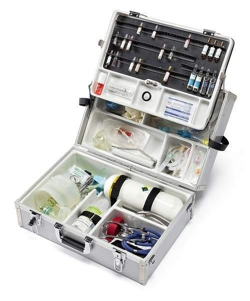 MBS Medizintechnik Notfallkoffer mit Füllung DIN 13232 -2011 - EuroSafe IV, VAL43000-DIN-13232