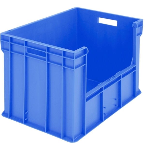 BITO Eurostapelbehälter BN /BN6446 600x400x415 blau, Entnahmeöffnung längsseitig, C0850-0024