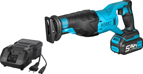 Hazet Akku-Säbelsäge, 3-teiliger Satz, in Hazet L-Boxx 136 und Weichschaumeinlage, 9234-1