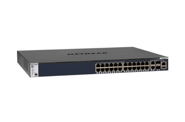 Netgear 28-Port Gigabit Switch 12x10Gb Ports, 2 x SFP+, GSM4328S-100NES