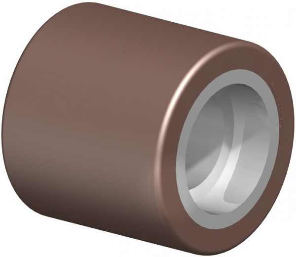Blickle RK-HB 085x100/47x14-100-Z Rad aus Blickle Besthane®, Braun, 757107