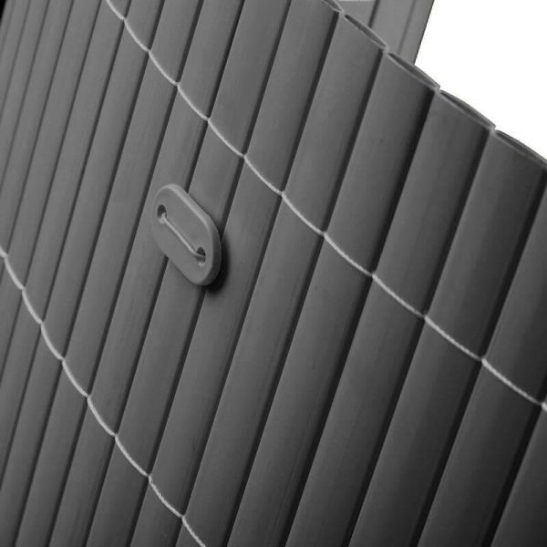 NOOR Befestigungskit für PVC Sichtschutzmatten Farbe: anthrazit, VE: 26 Stück, 155KITANTHR