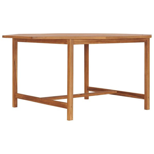 vidaXL Gartentisch 150x150x75 cm Teakholz Massiv, 49009