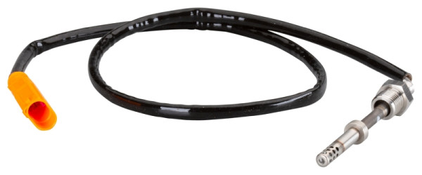 HELLA Sensor, Abgastemperatur, 2-polig, geschraubt, Kabel: 715mm, 6PT 010 376-101