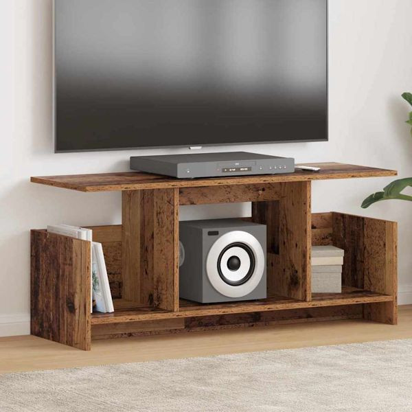 vidaXL TV-Ständer Altholz 102 x 35 x 45 cm Holzwerkstoff, 890998