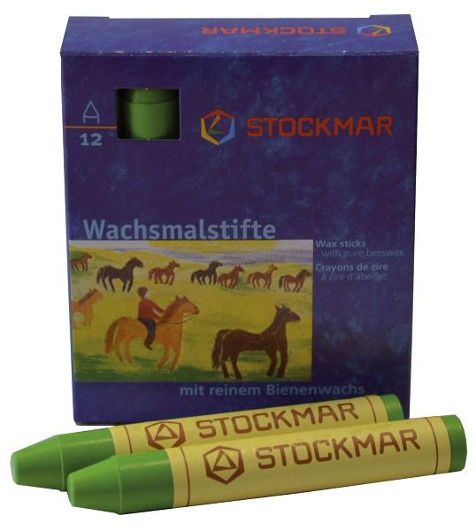 Stockmar Wachsmalstifte - gelbgrün, VE: 12 Stück, 330-06