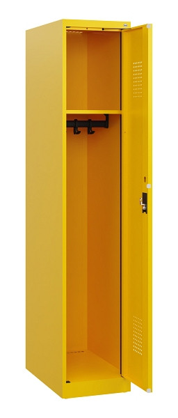 C+P Spind Evolo PLUS, Sockel, 1 Abteil, 1630x300x500mm, 1023/1023, Zylinderschloss, 0490205-10 S10049