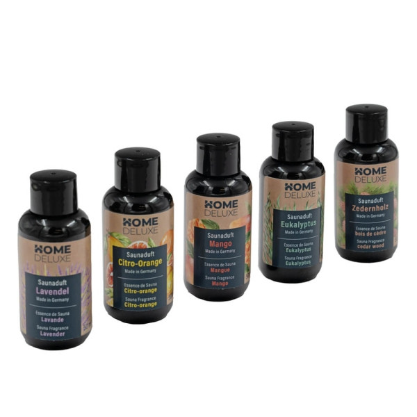 HOME DELUXE Saunaduft 5er Set ZEN Belebende Frische, 60398