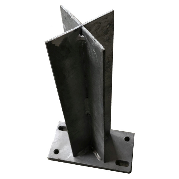 T&J ECO-Aufschraubträger, 300 x 160 x 88 mm, feuerverzinkt, 44718