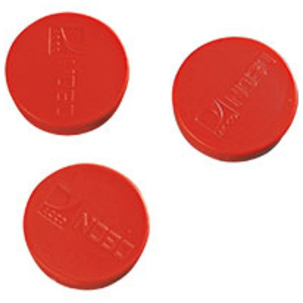Dönges Magnete, rot, Ø 20 mm, VE: 10 Stück, 133191