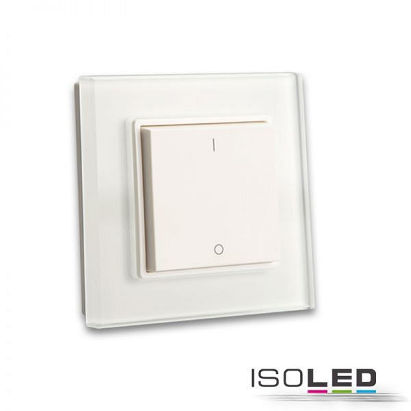 ISOLED Sys-One single color 1 Zone Aufbau-Tast-Fernbedienung mit Batterie, 112491