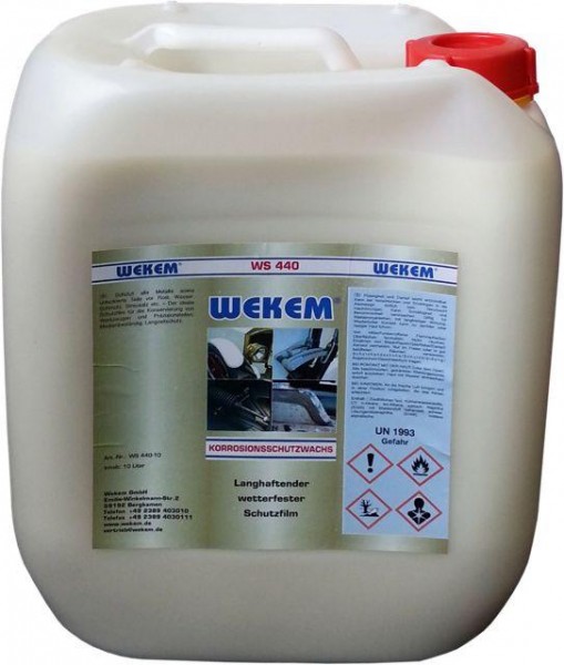 WEKEM Korrosionsschutzwachs 10 Liter Kanister, WS-440-10