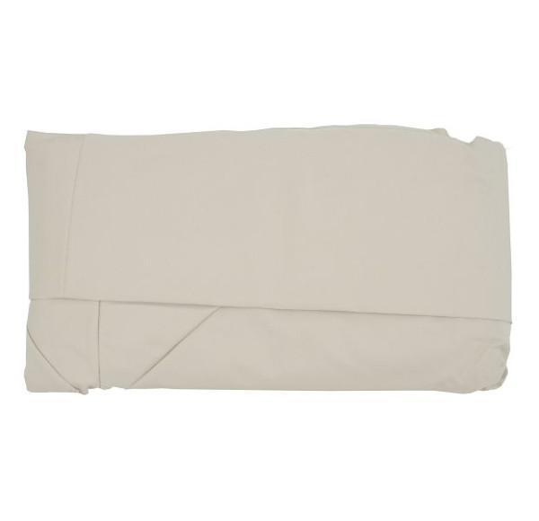 Mendler Sonnenschirmbezug T44, 8 Streben 3x3m Polyester, Ersatz-Bezug für Doppel-Ampelschirm T44, creme mit Flap, 81694