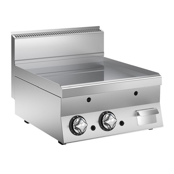 Mareno M1-600 Gas-Grillplatte mit glatter Edelstahlplatte, 80cm, 161.054