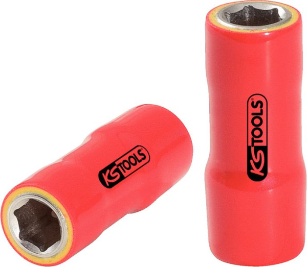 KS Tools 1/4" Stecknuss mit Schutzisolierung, 6mm, 117.1406