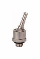 Riegler Schlauchtülle für Kupplungen NW 7,2 - NW 7,8, drehbar, Messing / Stahl vernickelt, Außengewinde, 107324