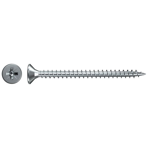 Fischer Classic-Fast II 6,0x50 Senkkopf blauverzinkt Vollgewinde PZ, VE: 200 Stück, 551266