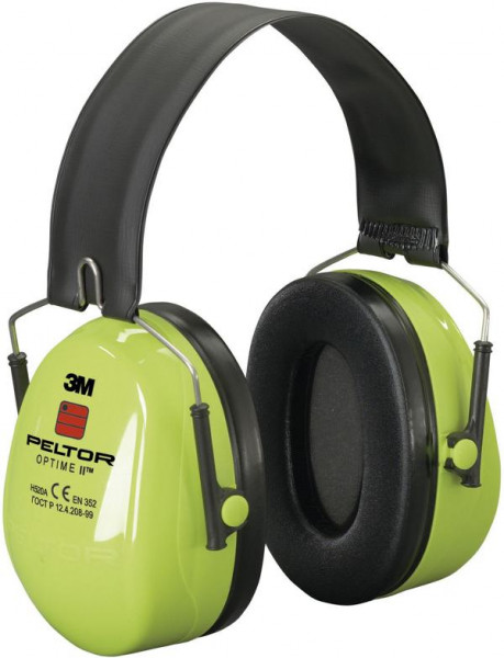 3M PELTOR Optime II Kapselgehörschutz H520FV, SNR = 31 db, VE: 10 Stück, 7000038209