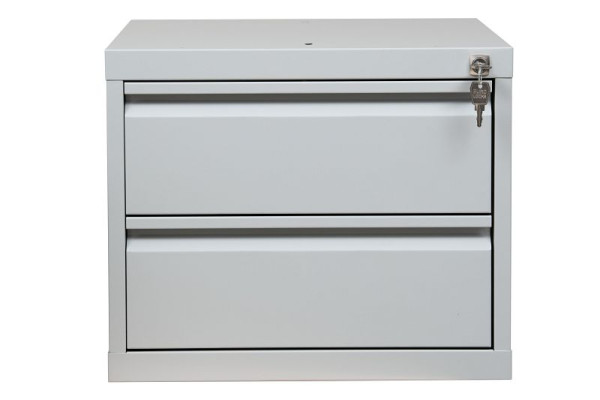 Gürkan Container, 55 x 46 x 38 cm, Lichtgrau, 2 Schubladen, WBP/S.2, 109340
