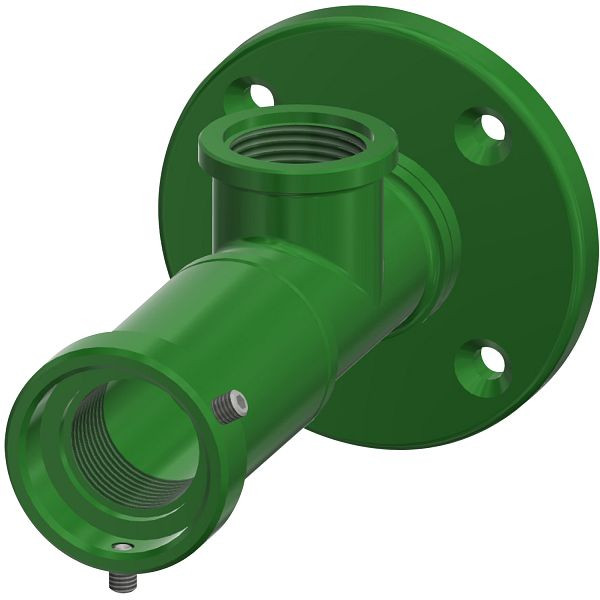 KWC Wandplatte komplett, mit T-Stück, Oberfläche EPS-beschichtet grün (RAL 6032), 2000109542