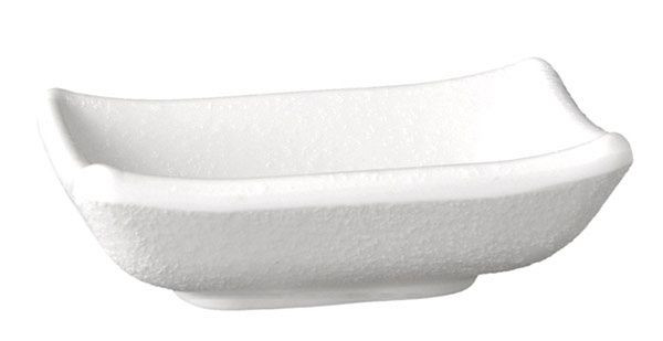 APS Schale -ZEN-, 9 x 7 cm, Höhe: 2,5 cm, Melamin, schwarz, Steinoptik, 0,05 Liter, 83947